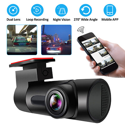 #ad 1080P HD Wifi Car DVR Camera 170° Dash Cam Video Recorder G Sensor Night Vision $23.99