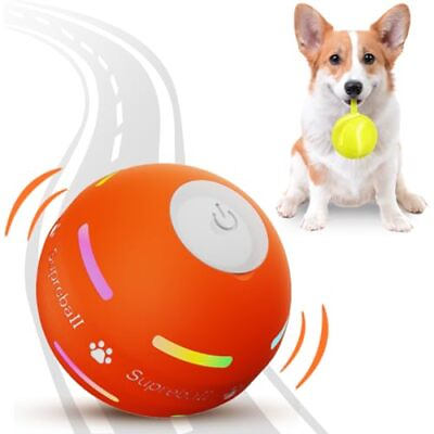 #ad Interactive Dog Toys Dog Ball Newly Upgraded Active Rolling Ball Toy Orange $42.72