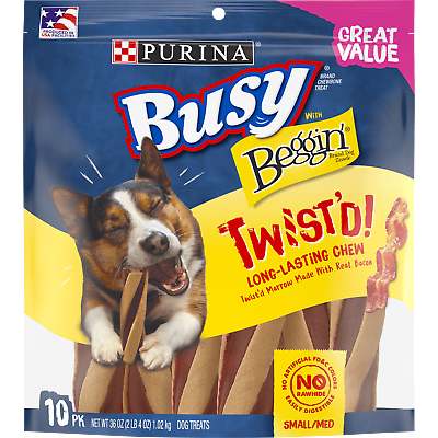 #ad Purina Busy with Beggin Twist#x27;d Dog Treat Chews Real Bacon fr Small amp; Medium Dog $18.87