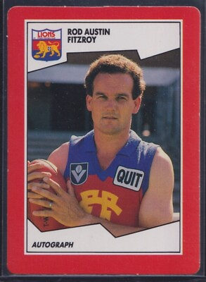 #ad 1989 Scanlens VFL Football Trading Card #137 Rod Austin Fitzroy Football Club AU $10.00