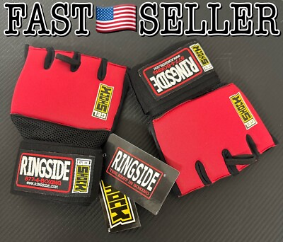 #ad Ringside Gel Shock Boxing MMA 120” Hand Wraps Gloves Handwrap L XL NEW $23.63