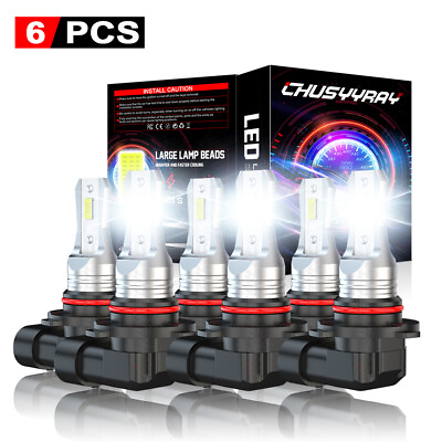 #ad For 2010 Jeep Grand Cherokee LED HeadlightsFog Light Bulbs $32.99
