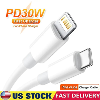 #ad Fast Charger USB C Type C Cord Charging Cable For iPhone 14 13 12 11 Pro Max XR $2.98