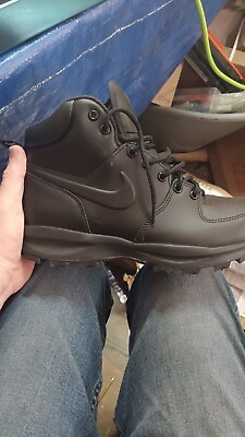 #ad 1 Shoe Right Only For Amputee Size 8.5 Nike Manoa Leather Black $25.00