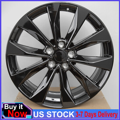 #ad New 19 inch Replacement Wheel Alloy Rim Black Wheel for 2016 2022 Nissan Maxima $195.79