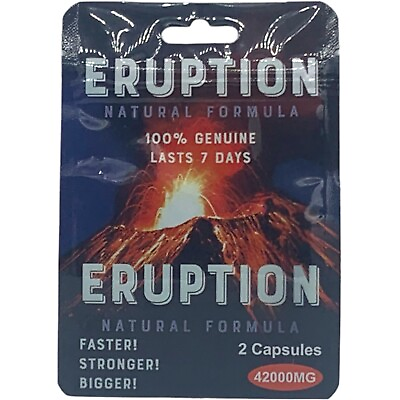 #ad #ad Eruption Enhancement Male Enhancement 42000mg 60 Pills FREE FAST SHIPPING $128.00