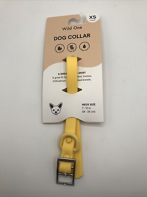 #ad Dog Wild One Dog Collar WaterProof Butter Size Extra Small 7 10” Neck $20.00