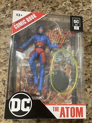 #ad McFarlane Toys The Atom 7quot; Action Figure With Exclusive Flash Comic Book NEW NIB $19.99