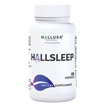 #ad HALLSLEEP Support with Ashwagandha Melatonin Calm Magnesium amp; Relaxium Aid x60 $28.99