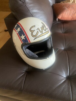 #ad Evel Knievel Limited Edition Collector Helmet $200.00