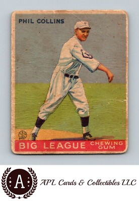 #ad 1933 Goudey #21 Phil Collins Crease $19.99