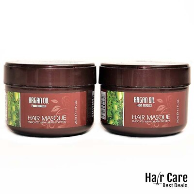 #ad 2X ARGAN OIL FROM MOROCCO Hair Mask Enriched With Keratin Protein 200ml $49.90