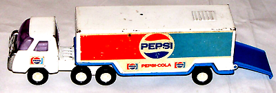 #ad 1980 Vintage Pepsi Cola Semi Truck Collectible Toy Truck amp; Trailer Buddy L Japan $35.99