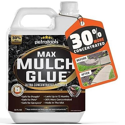 #ad PetraTools Mulch Glue Mulch Binder Glue Small Gravel Binder Landscape $40.95