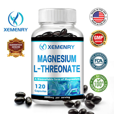 #ad Magnesium L Threonate 2000mg Brain amp; Nervous System Health Memory and Focus $10.16
