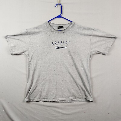 #ad Vintage Gear For Sports Bradley University Alumni Shirt Men#x27;s Size XL Gray $20.00