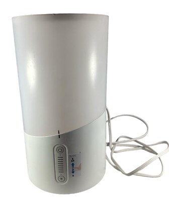 #ad Mainstays Round Ultrasonic Cool Mist Humidifier w Aroma Lights HU00 19054 White $25.00