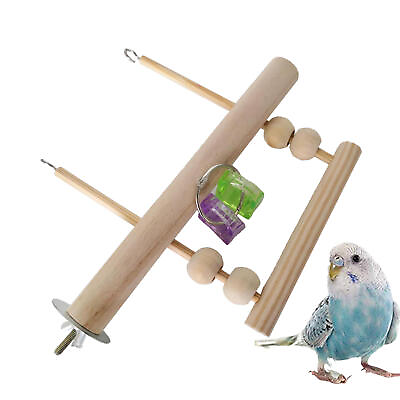 #ad Pet Swing Bird Toy Parrot Rope Harness Cage Hang Toys For Parakeet Toy New 1pc $9.44