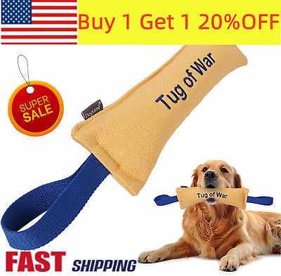 #ad Dog Bite Tug Toy with 2 Strong Handles Made of Durable amp; Tear Resistant Nylon $11.23