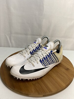 #ad New Mens White Nike Zoom Celar 5 Size 10 Running Racing Track Spikes Shoes $22.00