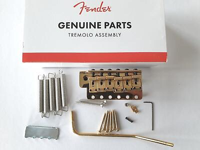 #ad Fender® American Vintage Stratocaster Gold Bridge Assembly 2 7 32quot; Mounting New $117.49