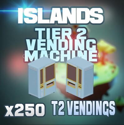 #ad Roblox Islands 250x Tier 2 Vending Machines High Value GBP 9.99