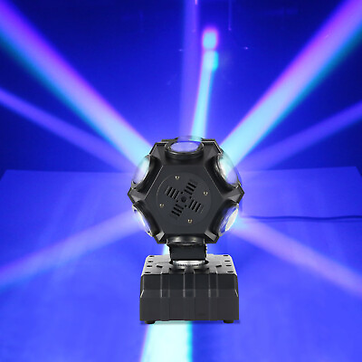 #ad DMX512 RGBW LED Rotating Beam Stage Lights Moving Head DJ Disco Strobe Lighting $97.85