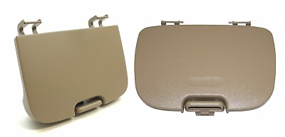 #ad New Tan Overhead Console Garage Door amp; Sunglass Cover Set 02 04 Ford Super Duty $43.06