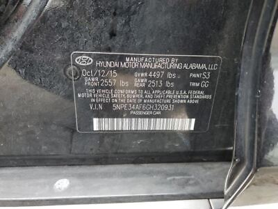 #ad Passenger Front Seat US Built Leather Heated Electric Fits 15 17 SONATA 8125960 $416.00