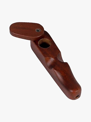 #ad Rosewood Herb Smoking Pipe with swivel lid $14.00