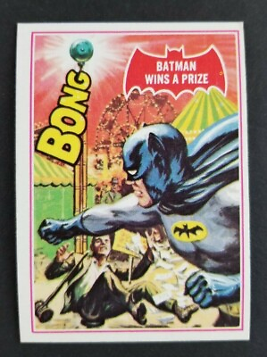 #ad Vintage 1966 Batman Red Bat Wins a Prize Topps Card #21A Soft Corners $12.95