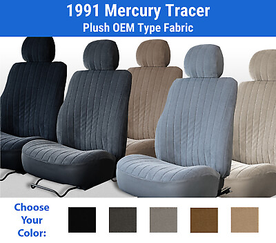 #ad Plush Velour Seat Covers for 1991 Mercury Tracer $190.00
