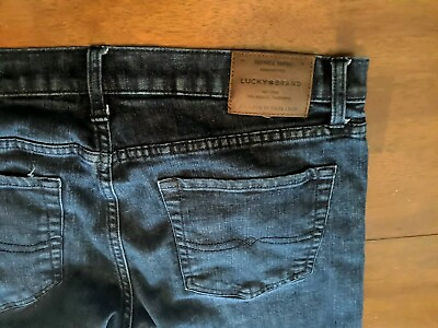 #ad Lucky Brand Rebel 110 Skinny Stretch Denim Dark Blue Jeans Men#x27;s Size 36 X 32 $16.82