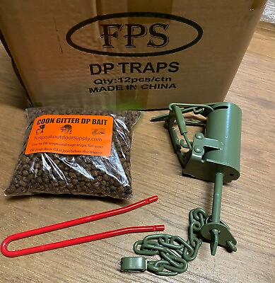 12 FPS DP Dog Proof raccoon kit 1 DP setter amp; 1 Coon Gitter Bait trap NEW SALE $169.45