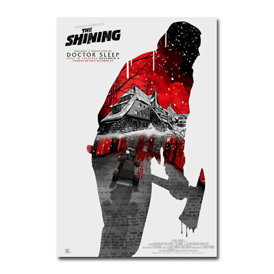 #ad The Shining Horror Movie Poster Art Silk Canvas Film Poster Print 32x48 inch $4.74