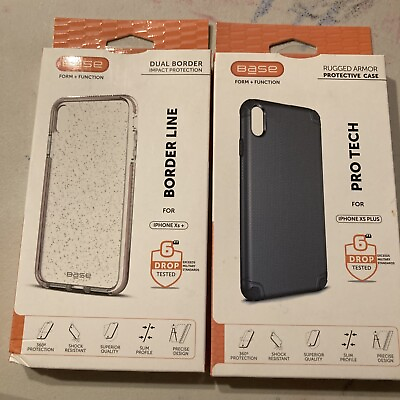 #ad TWO CASE BUNDLE IPHONE XS PLUS Lot iPhone Xs Multicolored $9.40