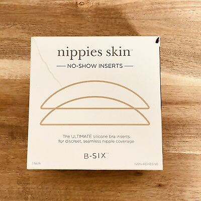 #ad nippies skin ORIGINAL B SIX 1 Pair Adhesive Nipple Covers Size D Cups Caramel $15.50