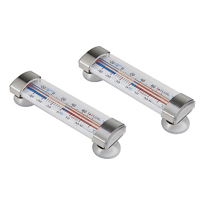 #ad TAYLOR PRECISION PRODUCTS 5257918 Fridge and Freezer Thermometers 2 Pack $12.21