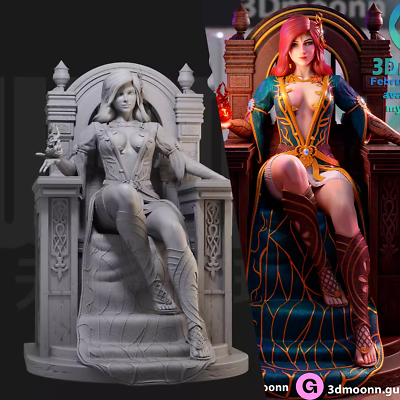 #ad 1 24 Resin Witch Girl w scene Unassembled Unpainted 3109 $28.99