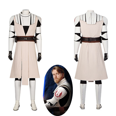 Obi Wan Kenobi Clone Armor Costume Star Wars The Clone Wars Cosplay Suit Outfit $278.89