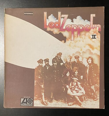 #ad Led Zeppelin II SD 8236 MGM Pressing Rare Label Error LP 1969 Atlantic $54.99