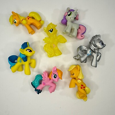 #ad My Little Pony Mini Figure Lot Blind Bag Lot Of 7 $14.99