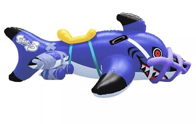 #ad Splatoon 3 Shark Ride Float Beach Pool 110×154×66cm Nintendo Japan Official New $108.77
