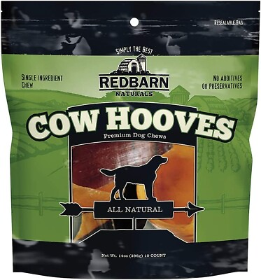 Redbarn Cow Hooves 10pk Natural Dog Chew 1 Count $12.99