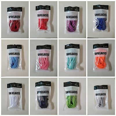#ad FLAT REPLACEMENT SHOELACES FOR SB DUNK FLAT SHOE LACES BUY 2 GET 1 FREE $4.49