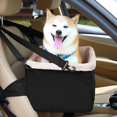 #ad #ad Dog Car Seat for Small Dogs 16L x 12Wx9H Adjustable Safety Straps Washable Cover $31.96
