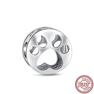#ad Authentic 100% 925 Sterling Silver animals dog Charm for Bracelet or necklace $16.00