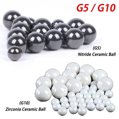 #ad G5 G10 Ceramic Bearing Ball Zirconia Ceramics Ball Silicon Nitride Ceramics Ball $2.55