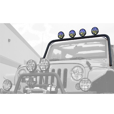 #ad Body Armor JK 6126 Windshield Front Light Bar Set For 07 17 Jeep Wrangler 4x4 $128.99
