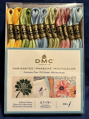 #ad DMC Floss Variegated Set. NEW IN BOX. See Photo #2 For Colors Combined Shipping $13.50